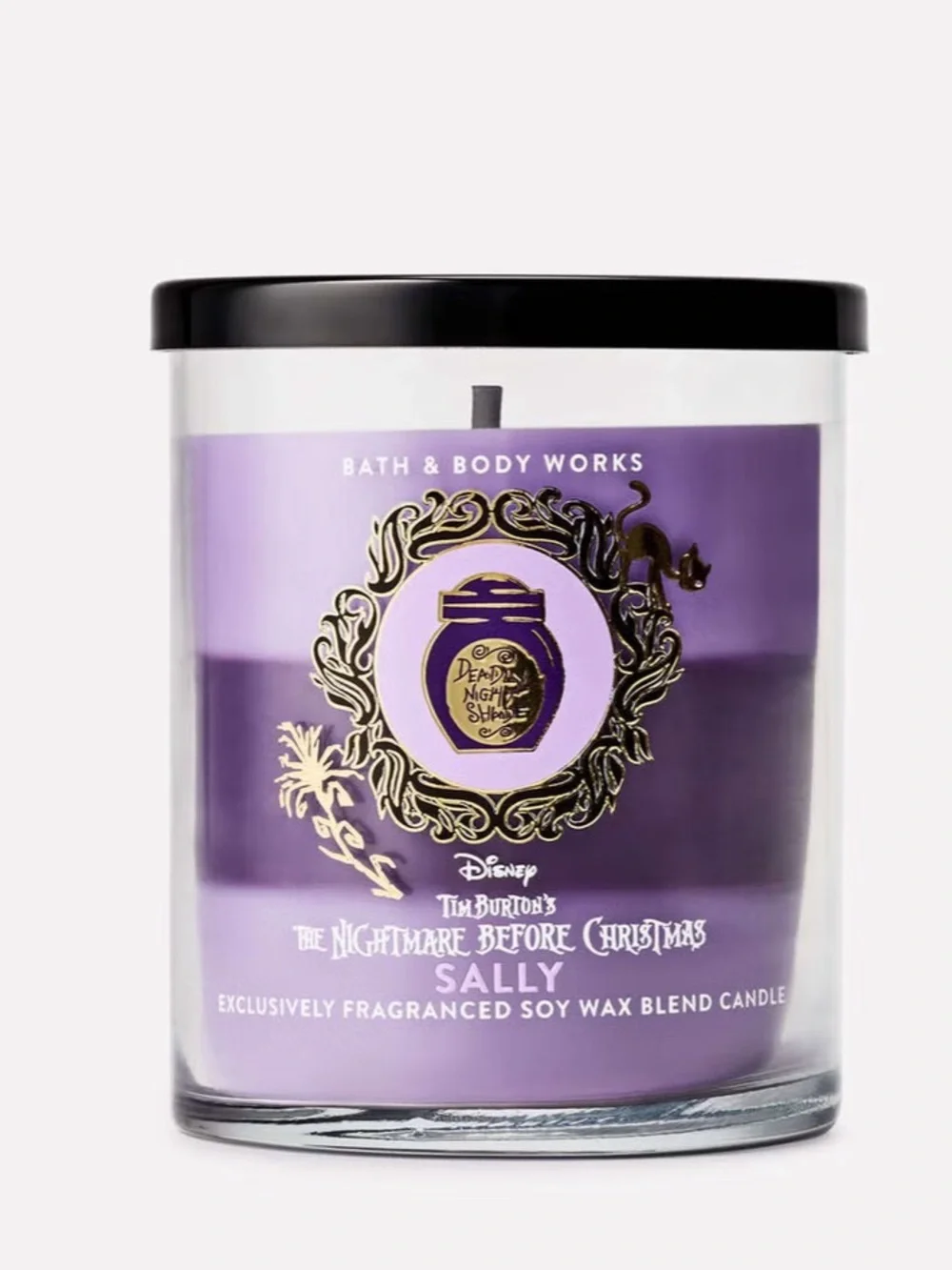 “New” Set of 2 Bath & Body Works 'Sally' The Nightmare Before Christmas Candles